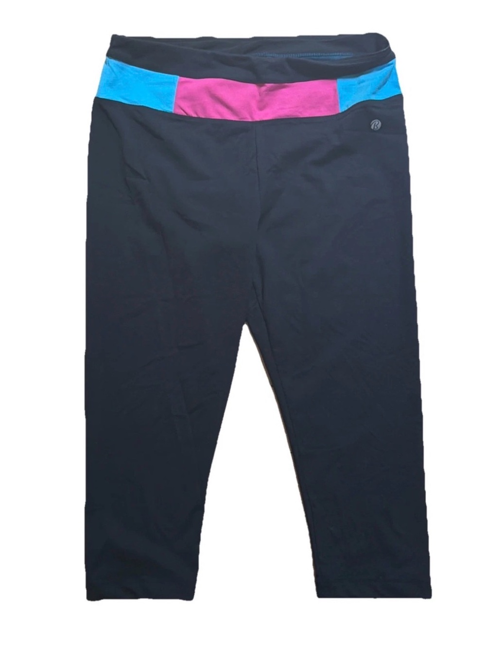 Bally Women’s Classic Legging Pants Capri Cut Black Size Large